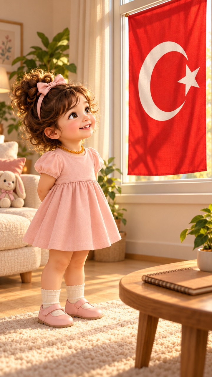 Bayrağımız Pencerede hikâyesinin ilk sahnesi